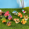 Wholesale Simulated Small Mushroom Ornaments Micro Landscape Decorations Resin Craft Bonsai Dly Small Ornaments Plants