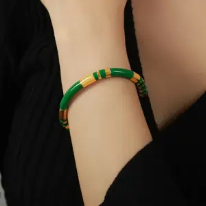 Green Glaze Bracelet