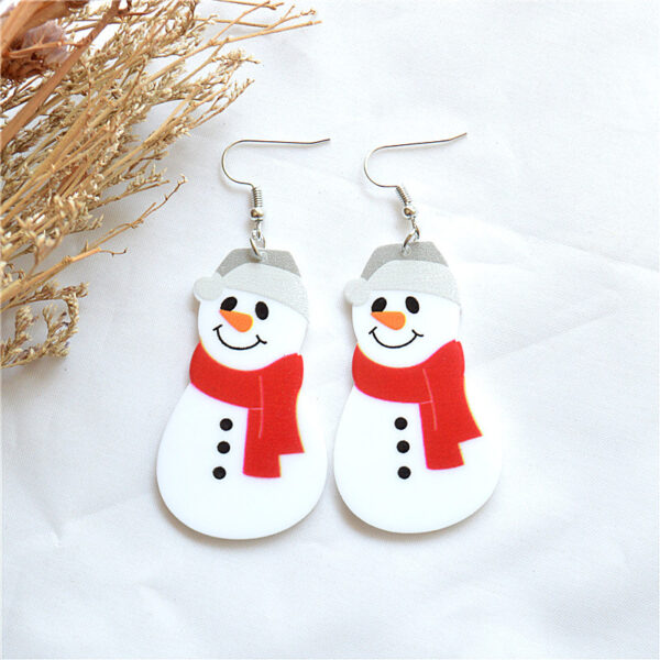 oly-ded41fa69b6c8a7d4f3f977638c1ae26 Wholesale Christmas dress long car snowman bottle old man earrings