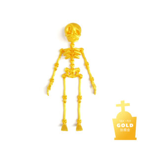 Skeleton-silk gold-17.5cm