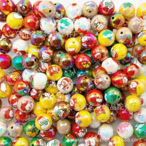 Christmas series beads / 16mm