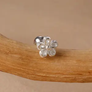 Y20437-5-Silver-White diamond-1pc