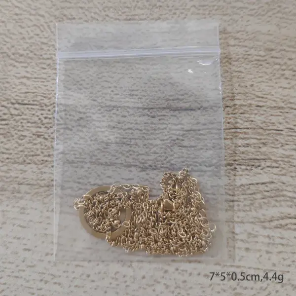 Wholesale Simple Style Circle Stainless Steel Titanium Steel Plating Layered Necklaces