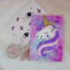 Wholesale Creative girly cute plush unicorn notebook