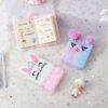 Wholesale Portable Mini Cartoon Plush Bunny Notebook