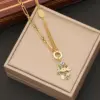 Wholesale Fashion Palm Eye Stainless Steel Plating Bracelets Earrings Necklace
