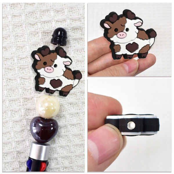 Wholesale Colorful Cow Series Beads