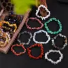 Wholesale Natural Crystal Rock Stripe Beads DIY Bracelet Jewelry Accessories Irregular Wave Pattern Ethnic Style Unisex Hand Chain