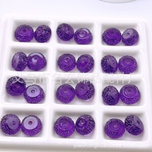 Translucent dark purple / 12mm