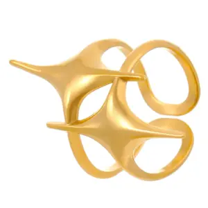 18k True Gold Double Star S27