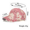Wholesale Cross-border supply outdoor lace flower embroidered gold line baseball cap summer sun hat B1011
