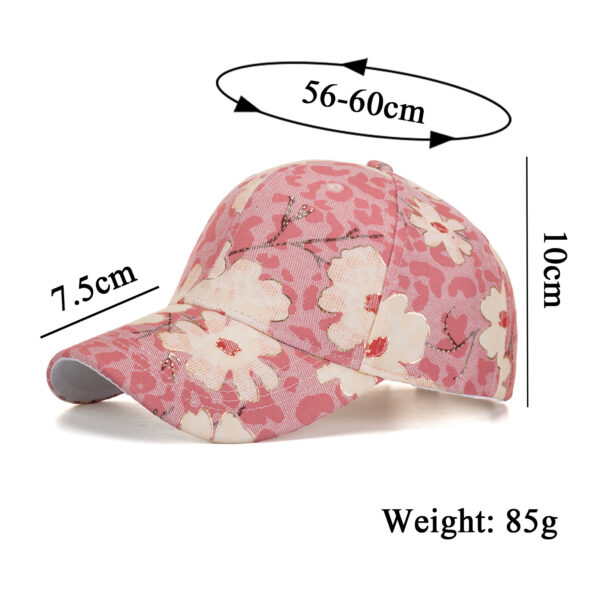 Wholesale Cross-border supply outdoor lace flower embroidered gold line baseball cap summer sun hat B1011