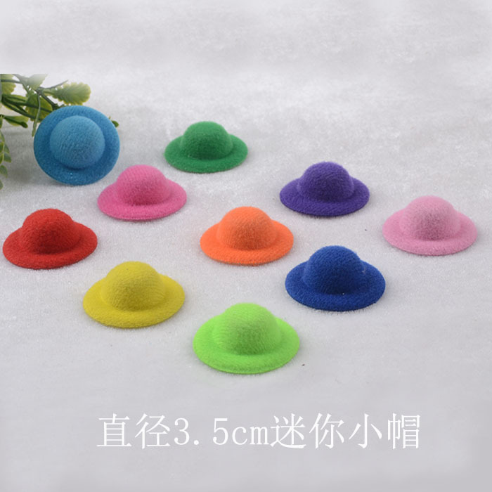 Wholesale SD Doll hat aessories brushed cloth DIY handmade hat embryo hat jewelry raw material handmade bare hat 3.5CM