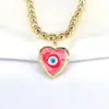 Wholesale Elegant Hip-hop Vintage Style Eye Copper Plating Gold Plated Pendant Necklace