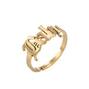 Baby Ring Gold / Adjustable Opening