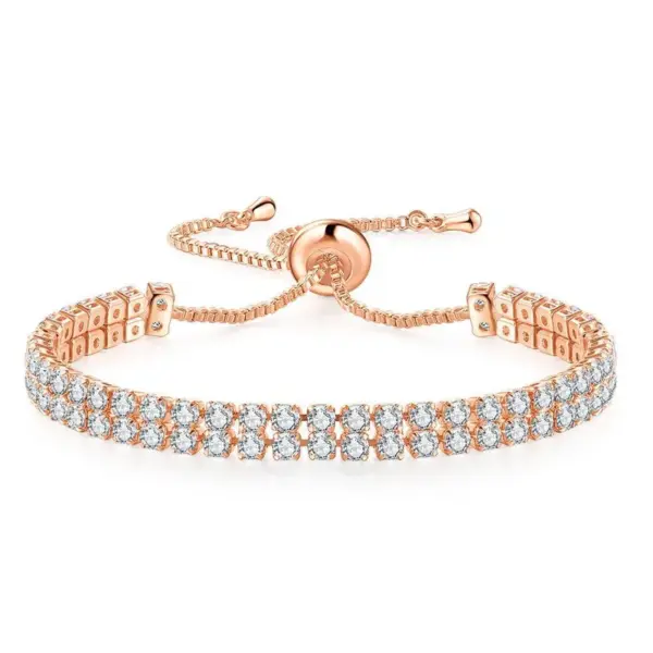 Wholesale Geometric Copper Fashion Bracelets Tennis Bracelet
