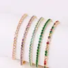Wholesale Copper Inlay Round Zircon Copper Bracelets