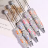 Wholesale New Cartoon Cute Rab Bubble Mart DIY Beaded Pen Ballpoint Pen Decorative Accessories