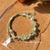 oly-e003d236dbc152e9085626801e571722 Wholesale Style Mori Style Hand Woven Colorful Flower Bracelet Light Luxury Small High Color Irregular Natural Stone Hand Rope