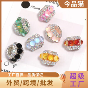Wholesale Transparent cat's eye beaded fashion luxury beads