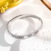 Wholesale Ion Plating (IP) 18K Gold Plated Devil's Eye 304 Stainless Steel Vintage Style Simple Style Classic Style Waterproof Non Tarnish 304 Stainless Steel Bangle