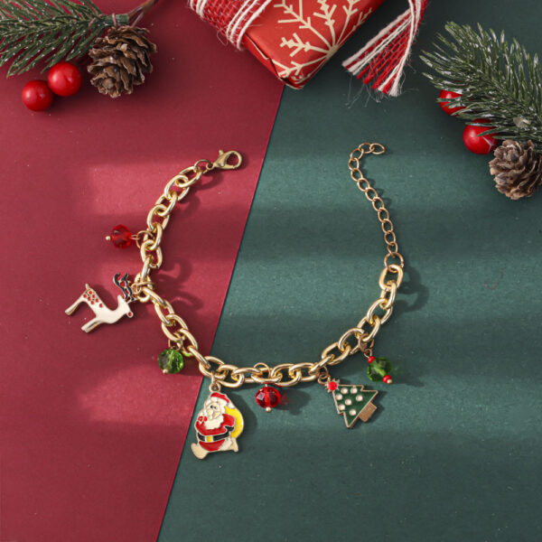 oly-e016dfcc591cc1abd2bf8f1f30b69859 Wholesale Reindeer Snowman Bracelet