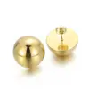 PVD Coated 18K Gold Plated Geometric Stainless Steel Fashion Waterproof Non Tarnish Ear Studs