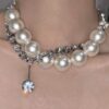 Wholesale European and American style exaggerated temperament large pearl necklace women's light luxury niche design high-end clavicle chain neck chain sweater chain