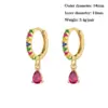 Wholesale 1 Pair Ig Style Streetwear Round Water Droplets Heart Shape Plating Inlay Copper Zircon White Gold Plated Gold Plated Drop Earrings