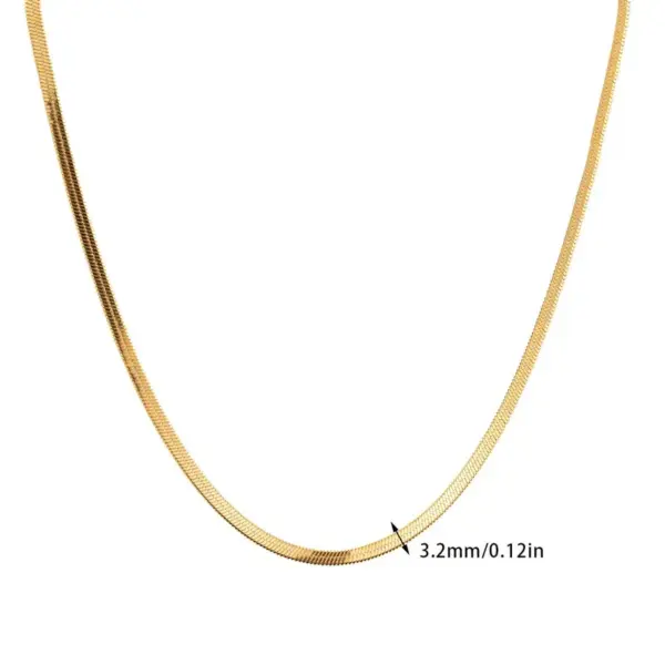 Wholesale Jewelry Modern Style Simple Style Classic Style Geometric Solid Color Titanium Steel Plating Double Layer Necklaces Necklace