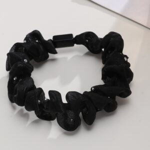 Black Rack Small Hair Rings
