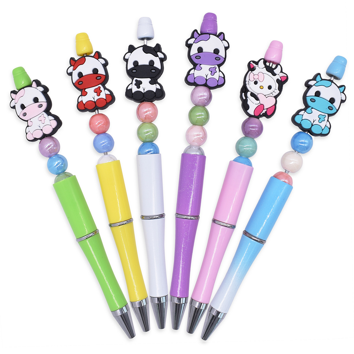 Wholesale DIY Creative Cartoon Cow Pen Beads