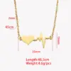 Wholesale PVD Coated 18K Gold Rose Gold Real Gold Plated Customization Laser Engraving Solid Color Stainless Steel Simple Style Waterproof Non Tarnish Stainless Steel Lobster Trigger Clasp Closure Pendant Necklace
