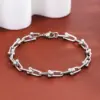 Wholesale Casual Simple Style U Shape 304 Stainless Steel 18K Gold Plated Bracelets In Bulk