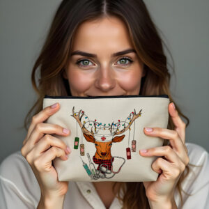 2-XBN008 / 17*25CM (Linen 160gsm Beige base color)