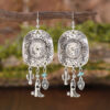 oly-e081bcd2f54ca10804a020918f28bed3 Wholesale Western Hip-Hop Punk Cowboy Tassel Drop Earrings