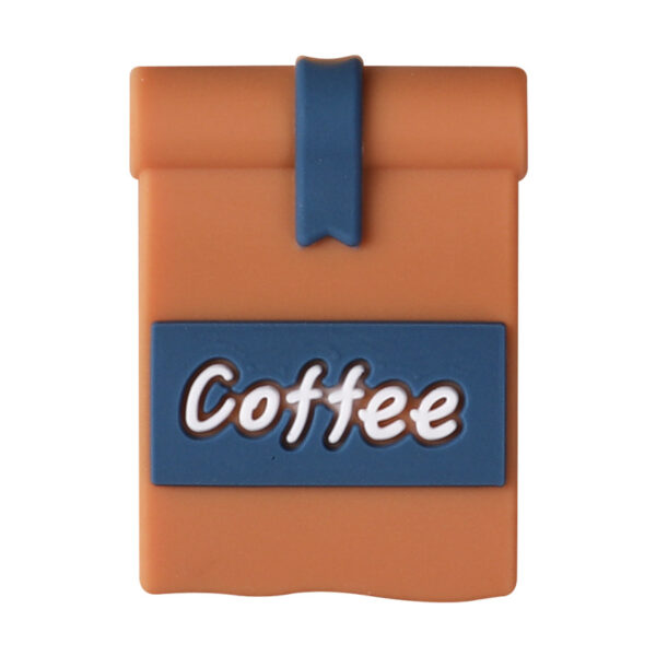 Wholesale 3D coffee cup silicone beads jewelry children's handmade DIY beads