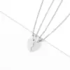 Wholesale PVD Coated Real Gold Plated Heart Shape 201 Stainless Steel 304 Stainless Steel Elegant Simple Style Classic Style Waterproof Non Tarnish 201 Stainless Steel Pendant Necklace