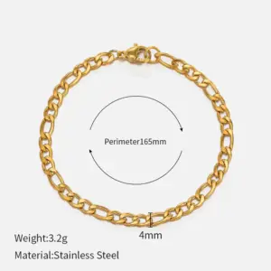 10# Gold 4mm-16.5cm
