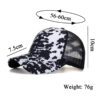 Wholesale Cross-border AliExpress Amazon ebay new black and white horizontal cross net cap baseball cap Women's sun hat B986