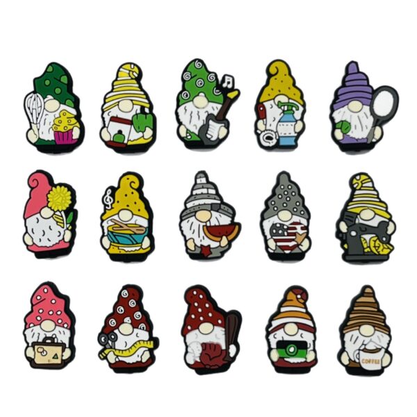 Wholesale Spot Silicone Glue Dwarf Cartoon Series Creative Beads DIY Dwarf Focus Beads Focal Bead Accessories