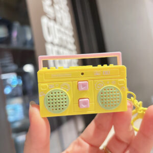 Antique radio-yellow