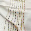 Wholesale Simple Style Solid Color Stainless Steel Chain Bracelets