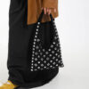Wholesale Bag Polka Dot Rivet Underarm Bag Retro Portable Bucket Women's Bag