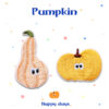 Wholesale Self-Paste Funny Pumpkin Embroidery Cloth Sticker Bag Mobile Phone Cute Decorative Embroidery Sticker Clothes Hole Patch Sticker