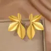 1 Pair Princess Cute Sweet Flower Flowers 304 Stainless Steel Imitation Gold Electroplating Ear Studs