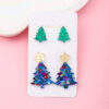 Wholesale Christmas combination earrings