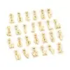 Wholesale Copper Letter Pendant Necklace