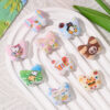 Wholesale 10pcs/pack Cartoon Monster Printed Beads Butterfly Acrylic Beads