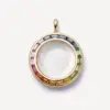 Wholesale Copper Locket Necklace For Women Featuring Zircon Inlay In Elegant Box Design